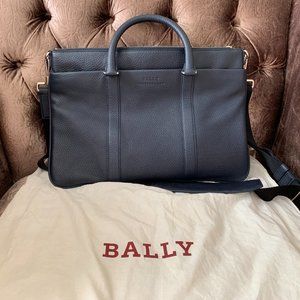 BRAND NEW Bally 100% leather business work laptop bag - Menswear